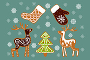 Christmas gingerbread clip-art, an Object Graphic by KupalinaArt (Thumbnail 3 of 8)