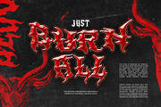 CS Whistle – Black Metal Font, a Blackletter Font by Craft Supply Co. (Thumbnail 4 of 8)