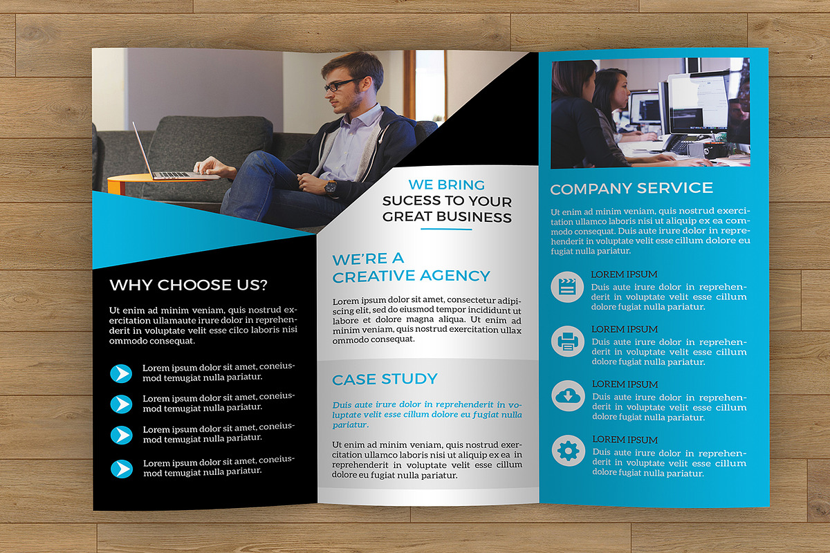 Trifold Business Brochure-V422, a Brochure Template by Template Shop (Photo 3 of 3)
