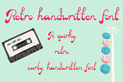 Retro handwritten font, a Font by Charlotte Breedon Design (Thumbnail 1 of 5)