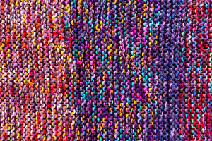 Multicolored Woollen Knitting Background Texture