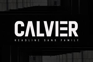 Calvier - Headline Sans Family