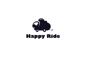 Happy Ride, a Branding & Logo Template by NasirGrfx