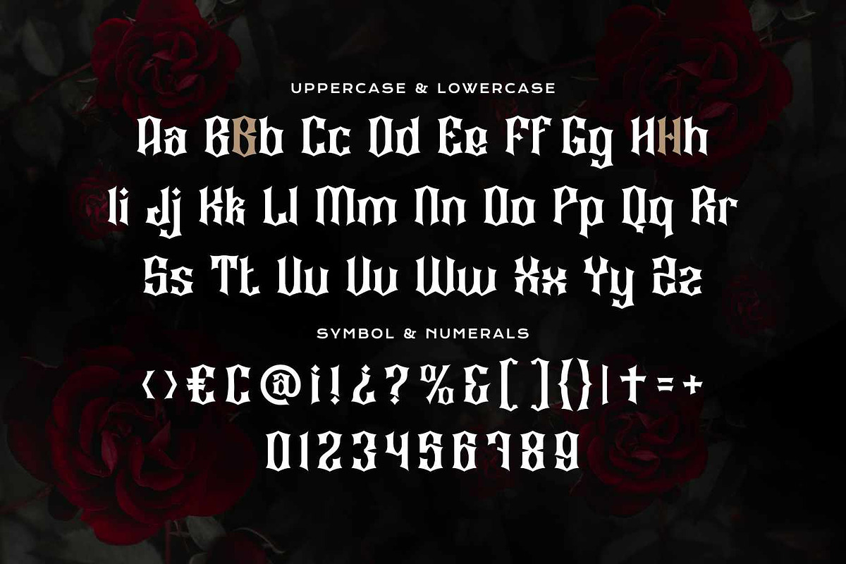Bosieh - Modern Blackletter, a Blackletter Font by Imoodev (Photo 5 of 5)