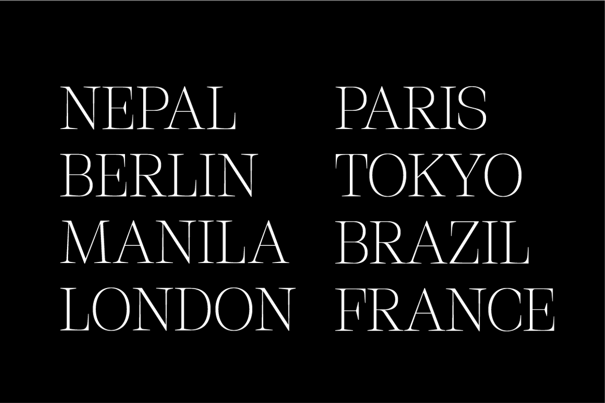 Stigsa Semi Condensed, a Serif Font by Seniors (Photo 4 of 7)