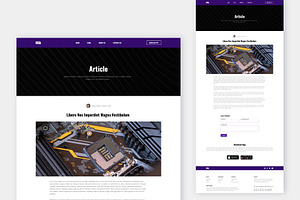 Technology - Website Template