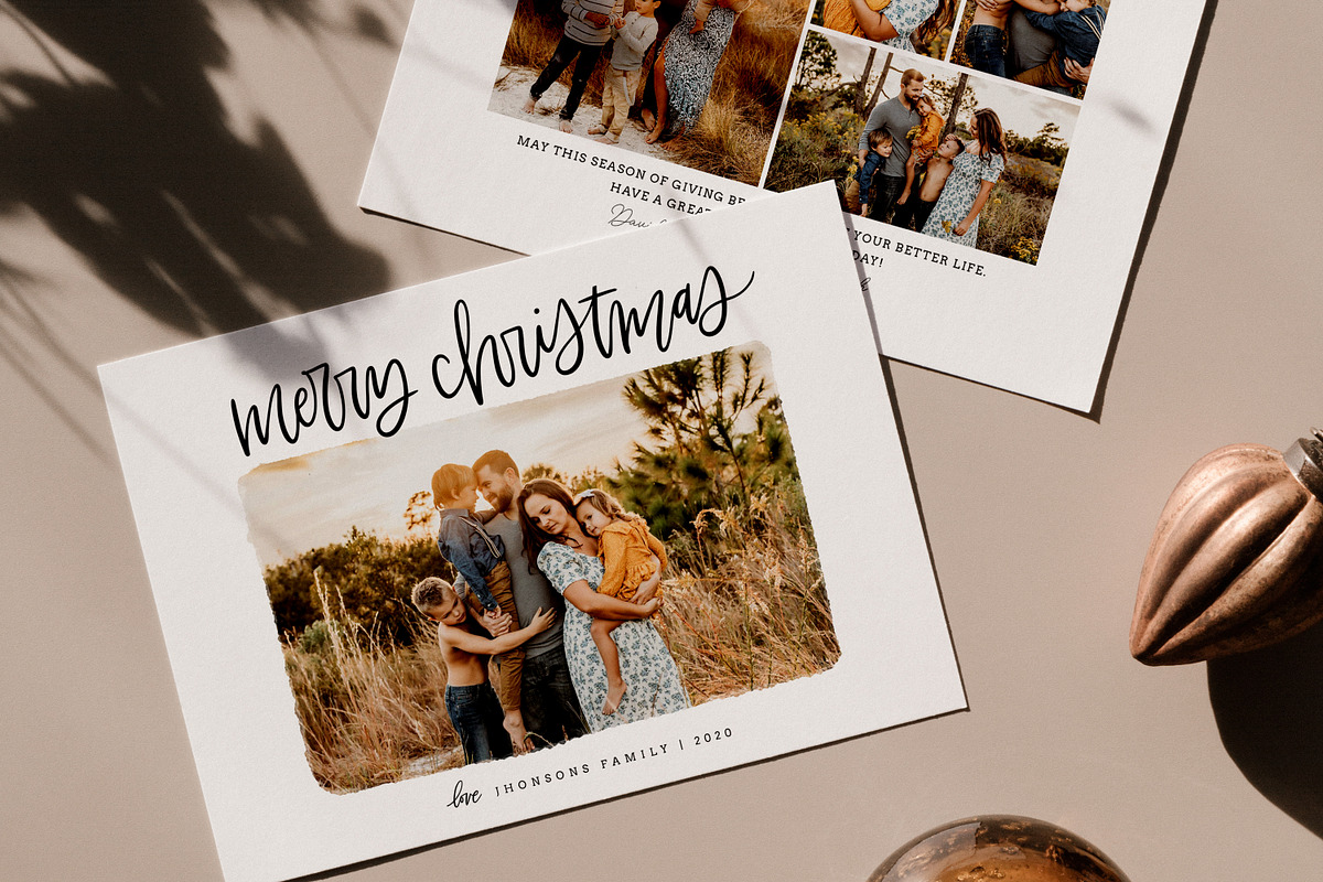Christmas Card Template CD208, a Card Template by Salsal Design (Photo 1 of 4)