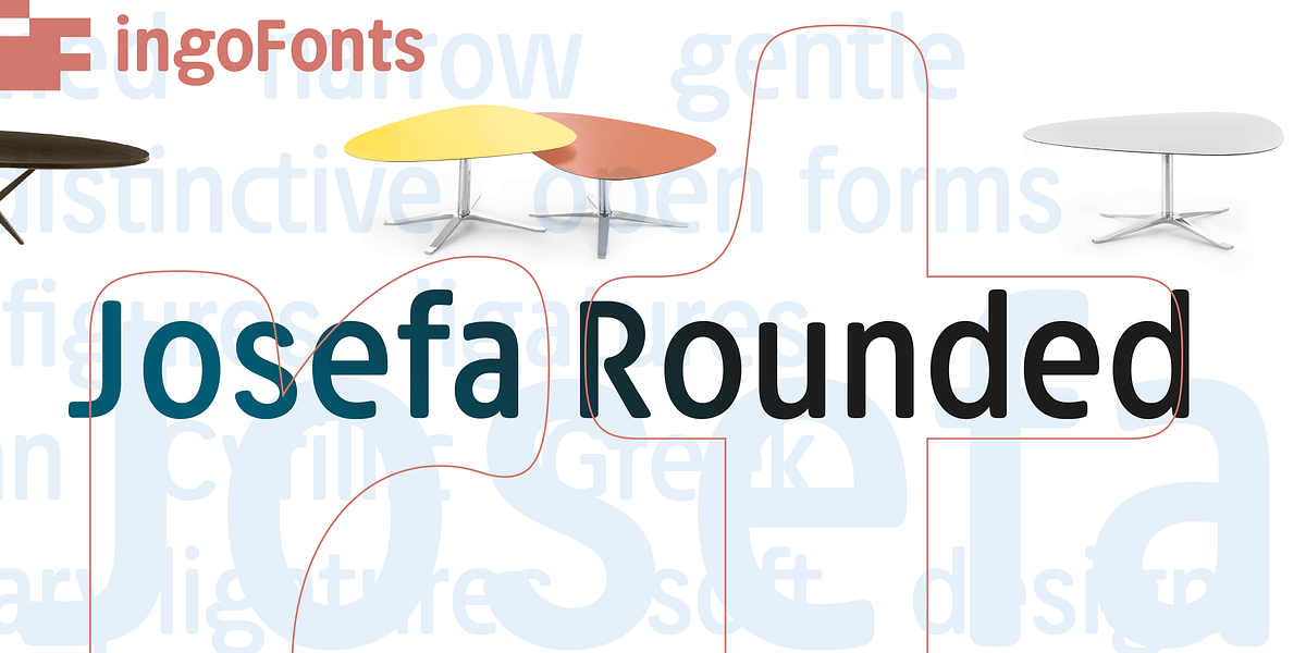 Josefa Rounded Pro, a Sans Serif Font by ingoFonts (Photo 1 of 10)
