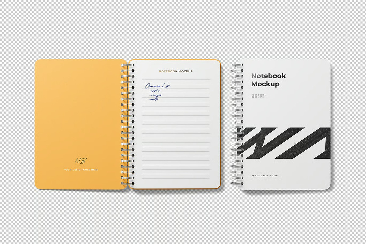 Spiral Notebook Mockup, a Product Mockup by zpackcreative (Photo 3 of 4)