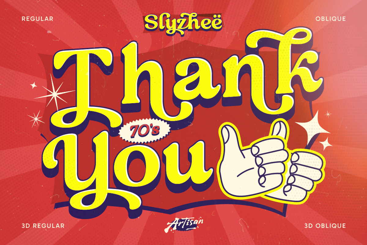 Slyzheë - Retro Typeface, a Serif Font by Artisan Themes (Photo 10 of 10)