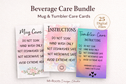 Beverage Care Bundle – Mug & Tumbler, an Object Graphic by MIRoots Design Studio (Thumbnail 1 of 4)