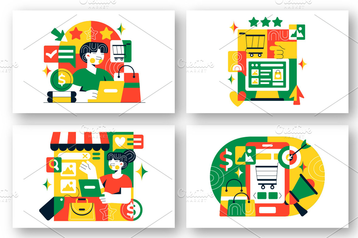 10 Online Freelancer Marketplace, a Finance Illustration by denayunebgt (Photo 2 of 4)
