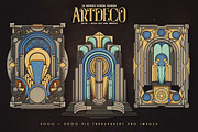 SALE Art Deco Toolkit, a Background Graphic by Cruzine (Thumbnail 8 of 111)