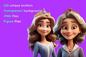 125 Animoji Avatars - Disney Queen