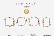 Deep burgundy - autumn watercolor, a Decorative Illustration by Youksy (Thumbnail 7 of 12)