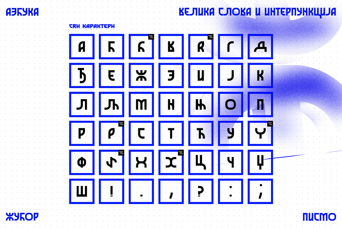 Žubor - a modern slavic font, a Font by Stefan Kostić (Photo 7 of 13)