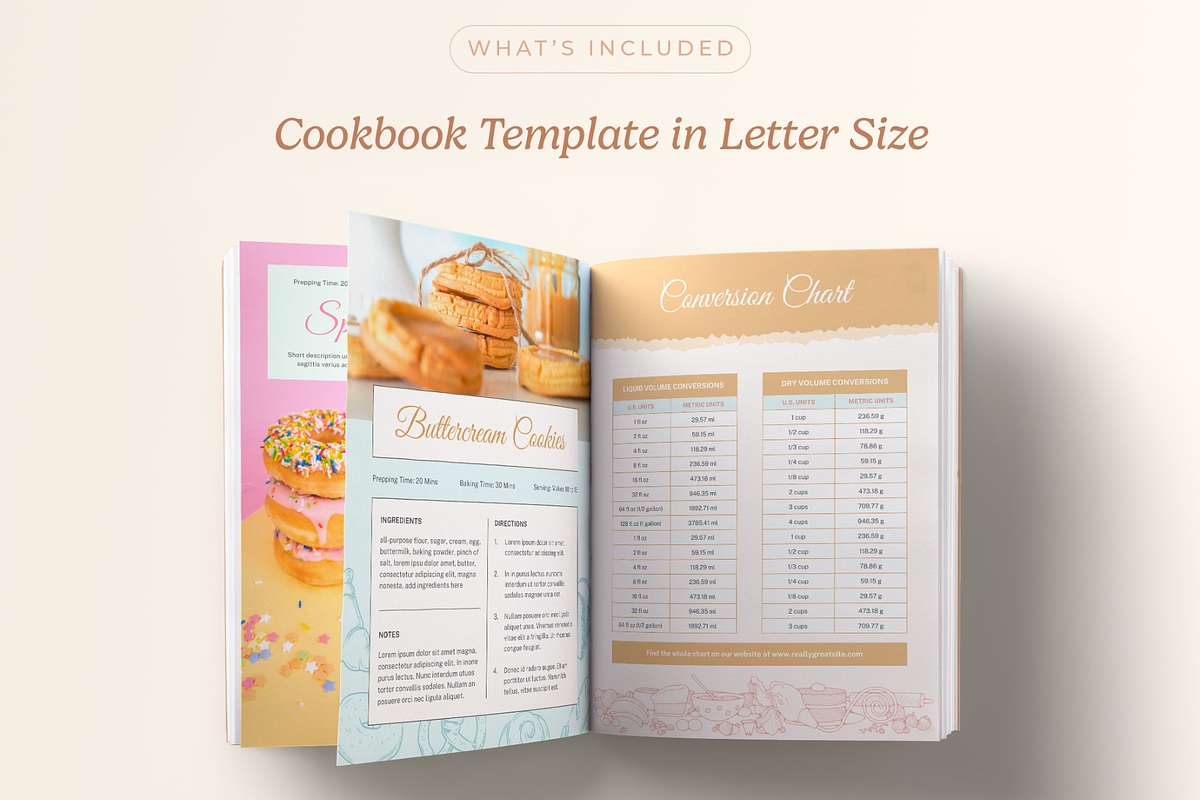 Baking Cookbook Creator, a Magazine Template by Creatif Foundry (Photo 2 of 8)