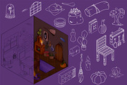 100 Procreate Isometric Halloween, a Brushes & More by Studio Angel Arts (Thumbnail 2 of 5)