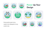 Landscape Icon Set, a Duotone Icon by Brickclay (Thumbnail 3 of 9)