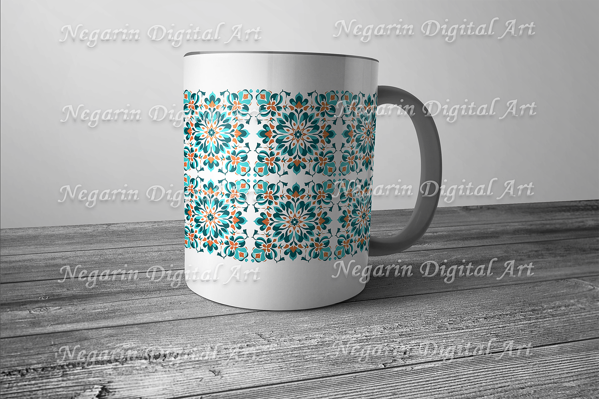 Moroccan Pattern Tile V1, a Pattern Graphic by Negarin Digital Art (Photo 8 of 8)