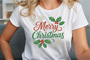 Merry Christmas Png - Glitter Christ, an Illustration by Sublimation Artist (Thumbnail 4 of 9)