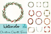 Christmas Coquette Frame Clipart Bun, an Illustration by CrexoraLab (Thumbnail 5 of 5)