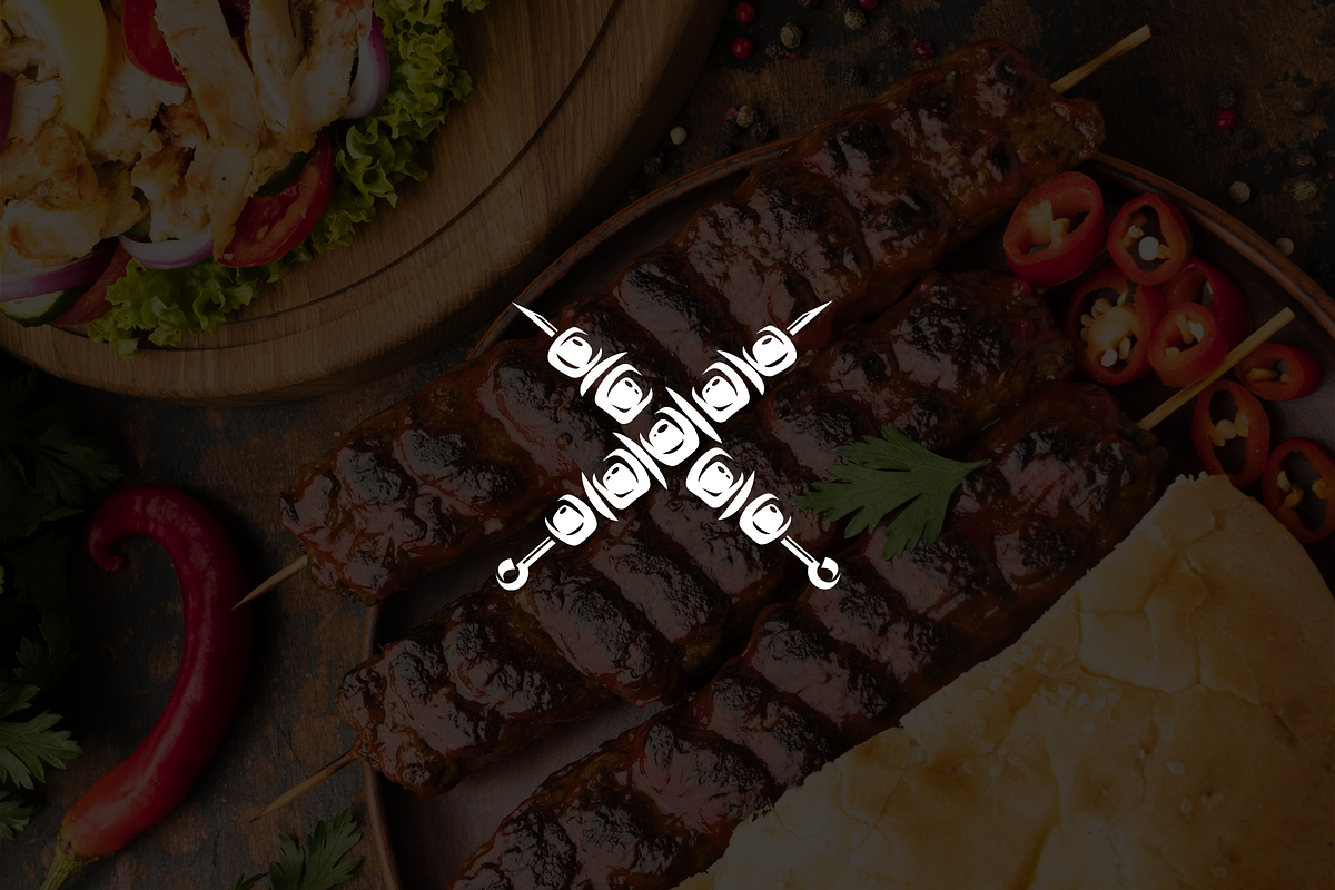 Minimalist Doner Kebab Logo, a Branding & Logo Template by Luxury Logos (Photo 2 of 4)