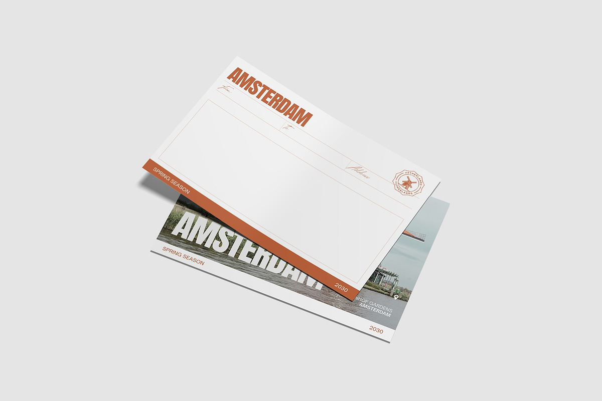 Postcard Mockup, an Advertising Mockup by suciamairastd (Photo 3 of 5)