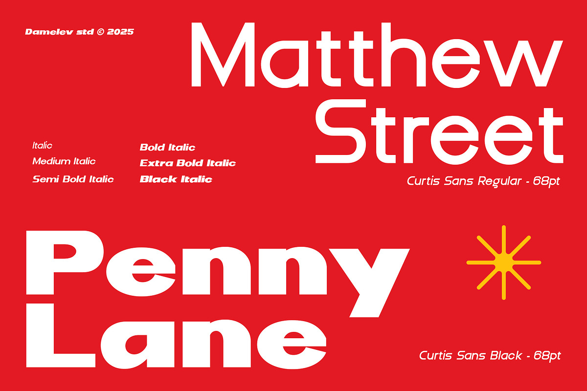 DV Curtis Sans, a Sans Serif Font by Damelev (Photo 15 of 18)