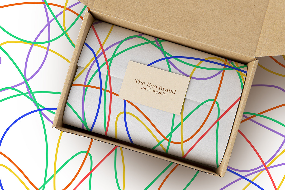 Colorful Line Print, a Background Graphic by MalyskaStudio (Photo 5 of 12)
