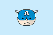 Comics superheroes set, a Person Illustration by Urazovsky Design (Thumbnail 4 of 4)