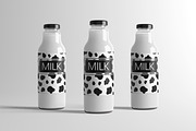 Milk Bottle Mock-Up, a Packaging Mockup by AY Mock-Ups (Thumbnail 3 of 3)