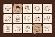 Pottery Doodles Art Set, an Outline Icon by Vectors Market (Thumbnail 5 of 8)