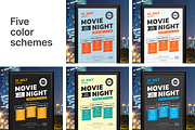 Movie Night Poster Template, a Flyer Template by Danil Polshin (Thumbnail 6 of 10)