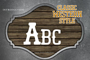 Classic western style, a Slab Serif Font by Wow Magic (Thumbnail 2 of 3)