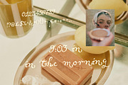 Sunday Ink - Soft Handwritten Script, a Script Font by Mneme (Thumbnail 8 of 8)