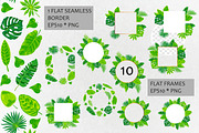 Vector tropical leaves, an Object Graphic by VaraNa Art (Thumbnail 6 of 13)