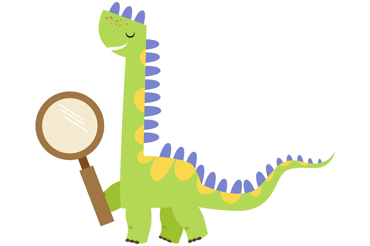 Back to School Dinosaur Clipart, an Education Illustration by the_myro (Photo 2 of 9)