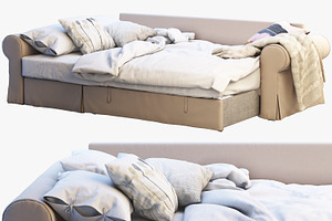 Modern Beds Set 23 Items 3d Model