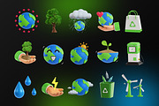 Ecology & Earth 3D Icons, an Environmental 3D Model by Azam Creative (Thumbnail 5 of 5)