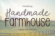 Handmade Farmhouse is duo font, a Handwritten Font by Brown Cupple (Thumbnail 1 of 6)