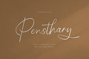 Pensthary | Classic Signature Script, a Script Font by gracetype_studio (Thumbnail 1 of 12)