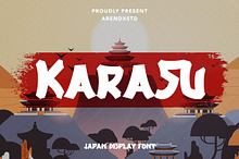 Karasu - Japan Display Font