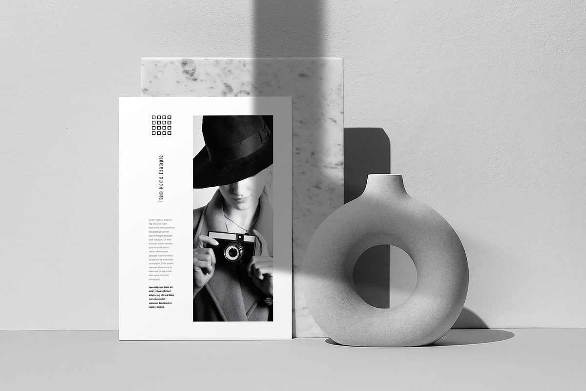 Black-White Postcard Flyers Canva, a Flyer Template by GoldenPixelStudio (Photo 8 of 12)