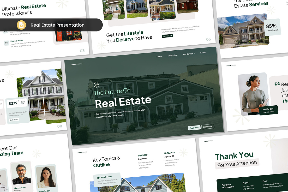 Real Estate Presentation Slides, a Presentation Template by Antstheme (Photo 1 of 2)