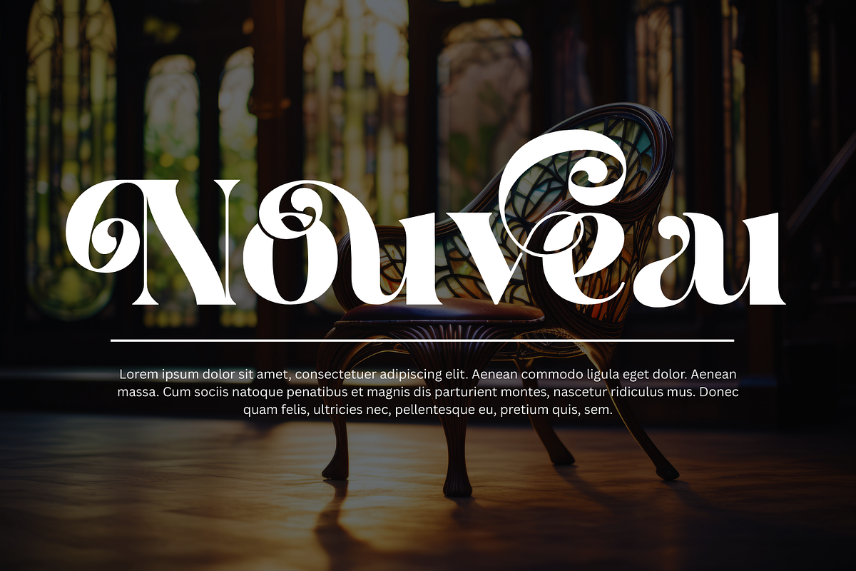 Engaging Realities - Ligature Font, a Serif Font by 177Studio (Photo 6 of 8)
