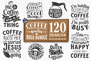 Huge Coffee SVG Bundle, a Food Illustration by HQDigitalArt (Thumbnail 1 of 15)