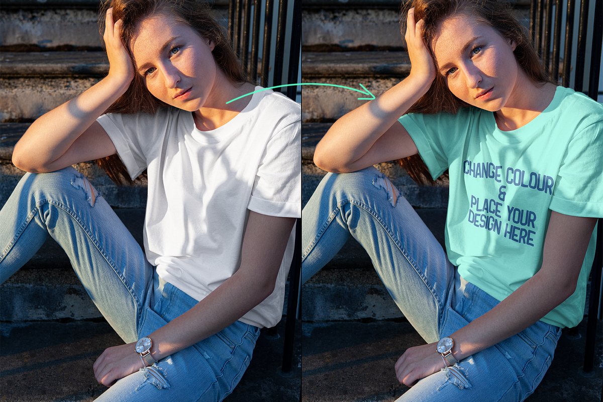 T-shirt Mock-ups, a Shirt Mockup by Mint Pixels (Photo 8 of 8)