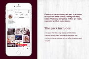 Gloria | Instagram templates pack, a Social Media Template by Nassiie (Thumbnail 2 of 5)