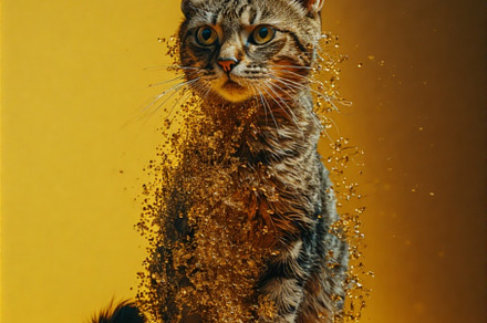 Cute funny Cat stock image, a Photo by ComfortQ